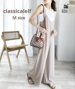 試着のみ　Vネックキャミサロペット　Ｍ