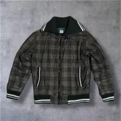 80s WOOLRICH ドンキージャケット ブラウン コーデュロイ チェック
