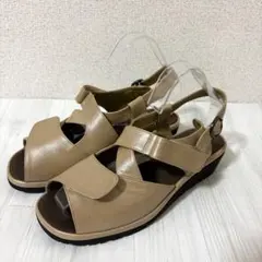 pedaraアシックスウォーキングペダラ コンフォートサンダル ベージュ23cm