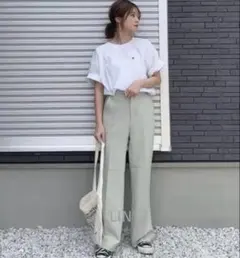 GU ストレッチストレートパンツQ ミントグリーン S 生産終了品 春