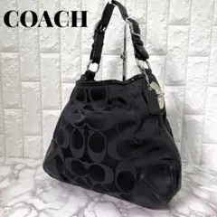 COACH ワンショルダー ホーボー ターンロック パイソン型押し レザー