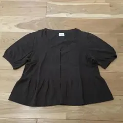 MELROSE メルローズ ショート カーディガン ブラウンのサムネイル