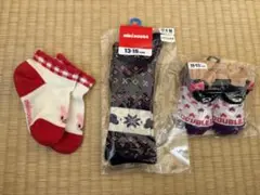 新品未使用あり　ミキハウス　靴下ハイソックス　11-13cm 13-15cm3枚