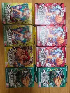 ワンピースカードゲーム スタートデッキ ルフィ ゾロ ヤマト　キッド計8個セット
