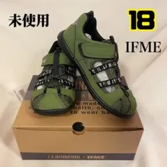 【未使用】IFME サンダル 18cm オリーブグリーン　BREEZE コラボ