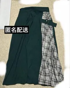 OLIVEdesOLIVE　オリーブデオリーブ　グリーン　ロングスカート