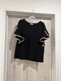 INGNI 袖配色フリル／トップス