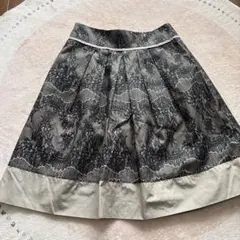 DOUBLE STANDARD CLOTHING フレアスカート 膝丈のサムネイル