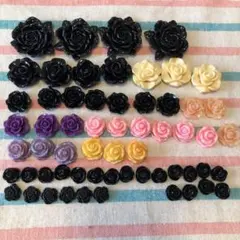 バラ　デコパーツセット