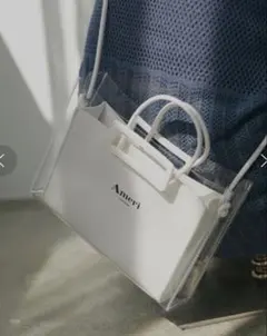 AMERI RAIN COVER SHOPPER BAG 白のサムネイル
