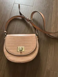 ZARA クロコダイルデザイン ショルダーバッグ