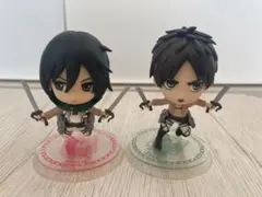 進撃の巨人　エレン＆ミカサ　ちびきゅんキャラセット