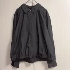 mizuiroind ギャザーヘムフロントフライシャツ ジャケットブラウン日本製
