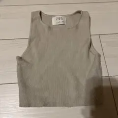 ZARA ベージュ ノースリーブ Tシャツ 9-10歳のサムネイル
