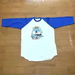 【US古着】【70s〜80sビンテージ】サーフUSA サーフィンデザイン 七分袖のサムネイル