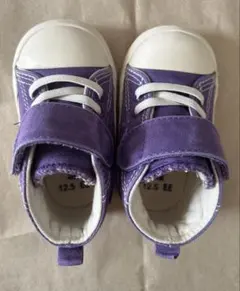 コンバース　ベビーシューズ スニーカー 12.5cm EE パープル