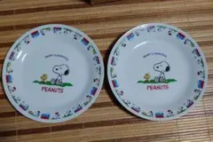 スヌーピー／ハローキティ　お皿６枚