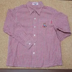 MIKI HOUSE　チェックシャツ　120cm