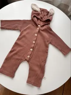 うさぎ　ロンパース　カバーオール