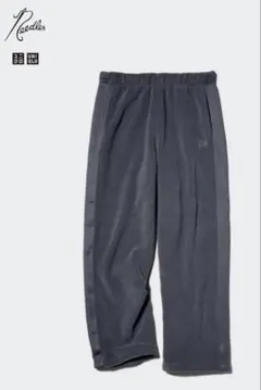 ❤️UNIQLO × NEEDLES フリースワイドパンツ　グレー M