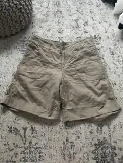 【UNIQLO】サイズM ベージュ コットンショートパンツ