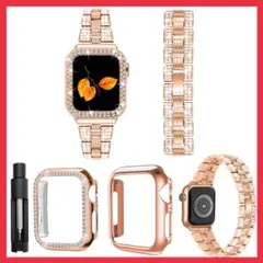 Apple watch アップルウォッチ バンド ピンク ローズ ゴールド 女性