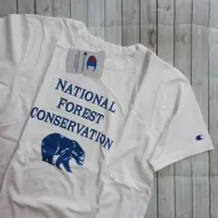 【新品未使用】チャンピオン ショートスリーブTシャツ　オフホワイト　メンズL