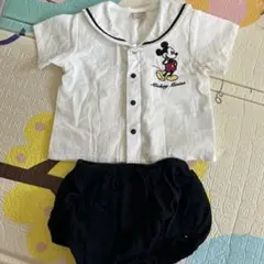 ミッキーマウス セーラー襟 セットアップ ベビー服のサムネイル