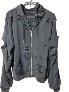 ずとまよ Short 陰陽 Vintage Zipup Hoodie(Gray) - メルカリ