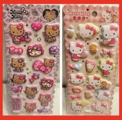 2点♥︎サンリオ日焼けキティ ぷくぷくシール マシュマロシール ボンボンドロップ①