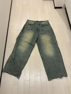 Subciety】Fade wide denim (Lサイズ) - メルカリ