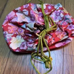 着物　浴衣　巾着