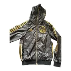 （希少）adidas×24karats ジャージ L 黒×金　ジャンパーナイロン
