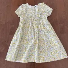 べべ　刺繍小花柄ワンピース　140