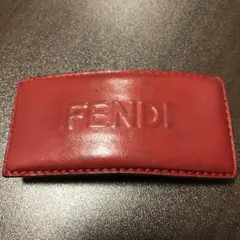 只今セール中！お買い得！人気のFENDIバレッタ！レッド！可愛い！