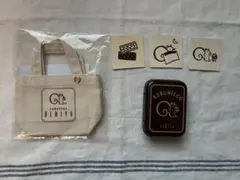 未使用 クルミっ子 ミニ缶 ＋ ミニトート ＋ ステッカー3枚セット