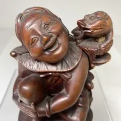 送料無料 黒檀一木彫 透かし彫り置物 高さ約 22cm - メルカリ