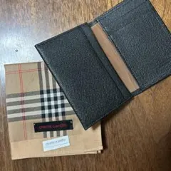本革、名刺カード入れ&ハンカチのサムネイル