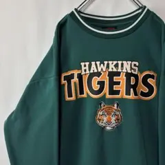 ストレンジャーシングス　スウェット　シーズン4 グリーン　トレーナー　Lサイズ