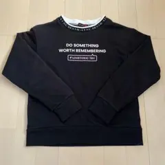 ラブトキ　トレーナー　黒　S 140