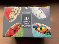 陶器製ボウル 10個セット 多色