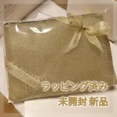 【新品未使用】ディオール キラキラ ༘*⋆ ゴールド メタルメッシュポーチ