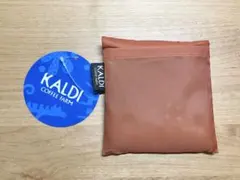【未使用】カルディ KALDI ノベルティー　エコバッグ いきものがたり　ブルー