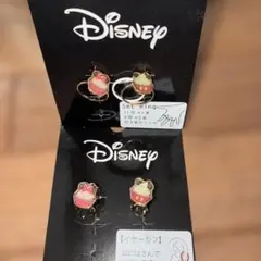 ディズニー☆ミッキー＆ミニー　スウィーツ イヤーカフ、リング　2点セット