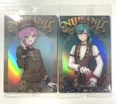 にじさんじ　ウエハース　緑仙　夕陽リリ