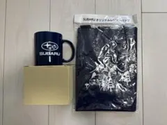 非売品　スバル　SUBARU ブルーマグカップ　レジャーバッグ　セットのサムネイル