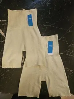 252700 スロギー　腹巻きつき　ニットパンツ　2枚セット