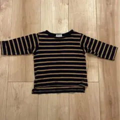 美品　グリーンレーベル　85cm ロンT ボーダー　カットソー
