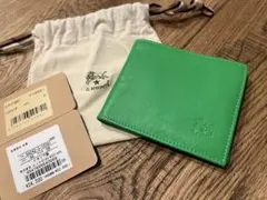 【新品未使用】イルビゾンテ 二つ折り財布 グリーン SBW007
