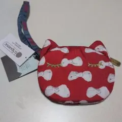 LeSportsac　TSUMORI CHISATO 猫耳ポーチ レッドのサムネイル